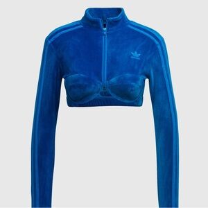 Jeremy Scott adidas crop track jacket